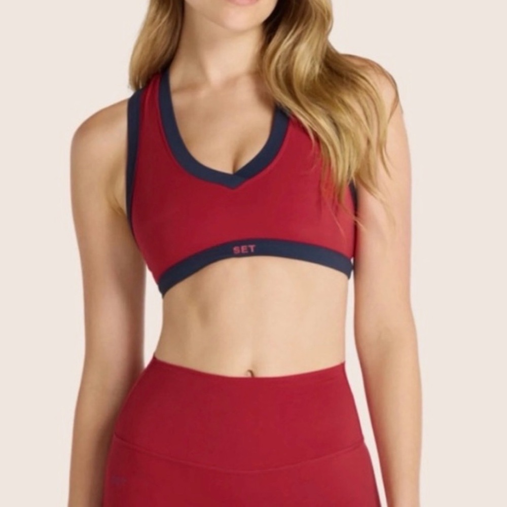 SET Active Airluxe Breathe Bra and Short Set Ladybug